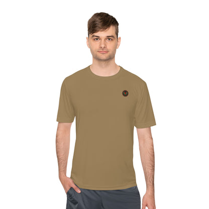 Vibrant Unisex Moisture Wicking Tee - "Army Tan Tee"