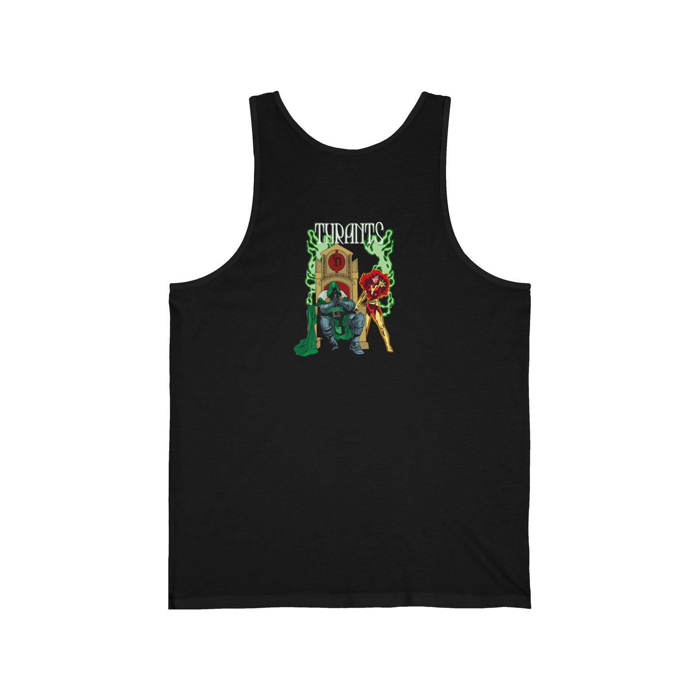 Unisex Jersey Tank with Retro Hero Design - Perfect for Summer and Comic Fans