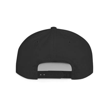 Urban Adventure Flat Bill Snapback Hat - Trendy Embroidered Design