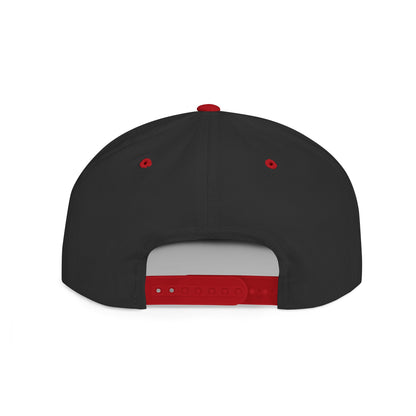 Urban Adventure Flat Bill Snapback Hat - Trendy Embroidered Design