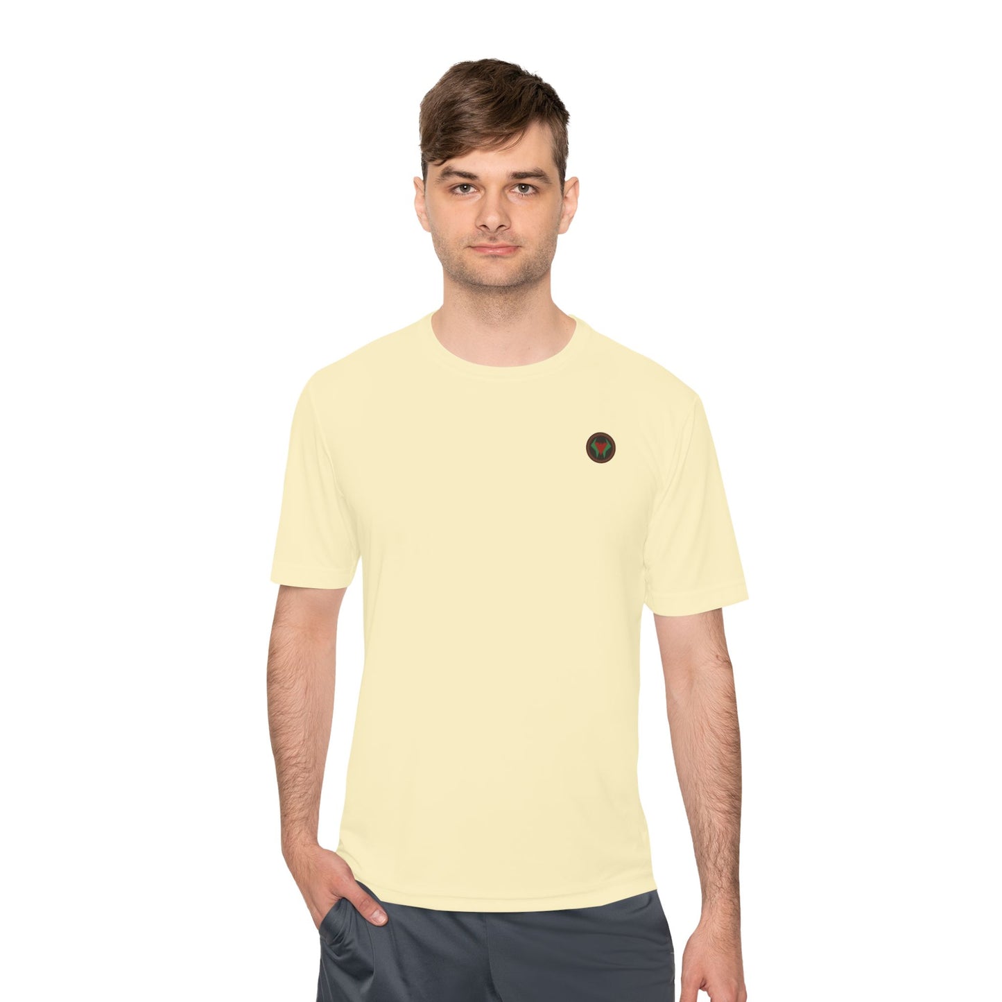 Vibrant Unisex Moisture Wicking Tee - "Army Tan Tee"