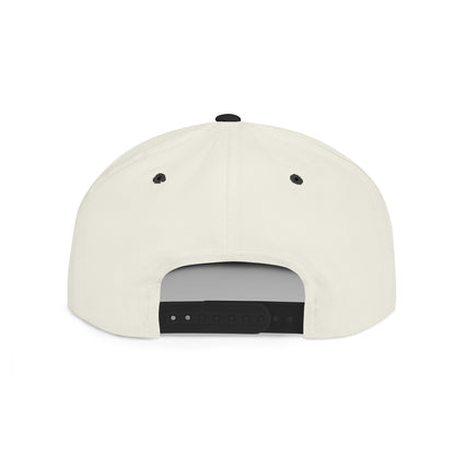 Urban Adventure Flat Bill Snapback Hat - Trendy Embroidered Design