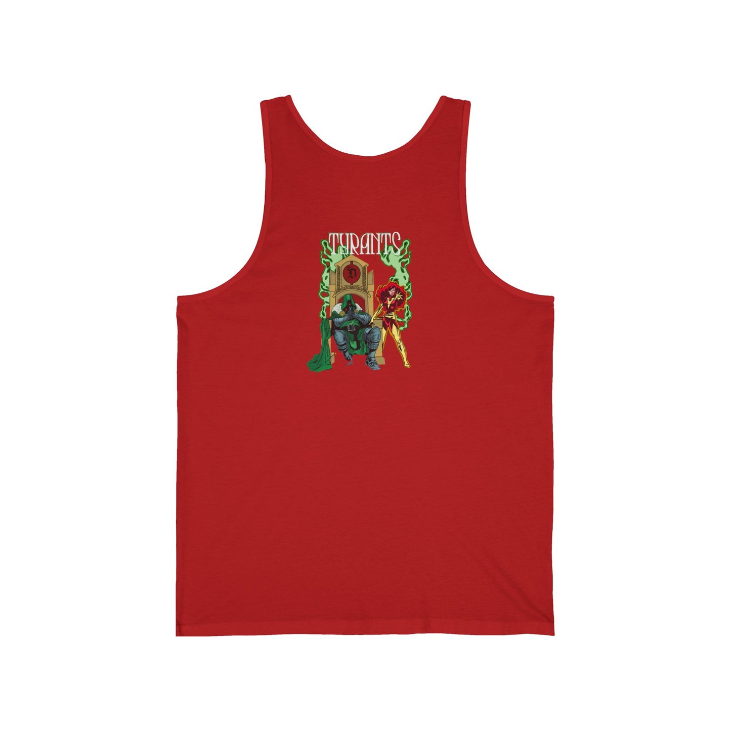 Unisex Jersey Tank with Retro Hero Design - Perfect for Summer and Comic Fans