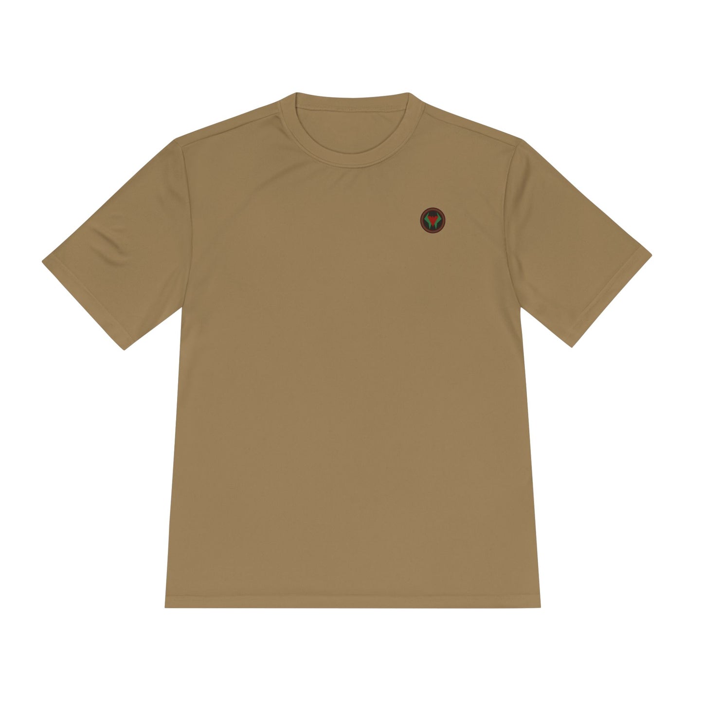 Vibrant Unisex Moisture Wicking Tee - "Army Tan Tee"